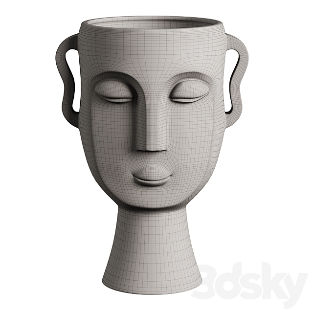 Face Vases. Set 1 3dsky