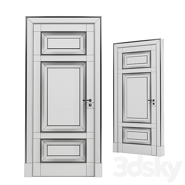 OM Door ROSSA Vienna RD204 3d