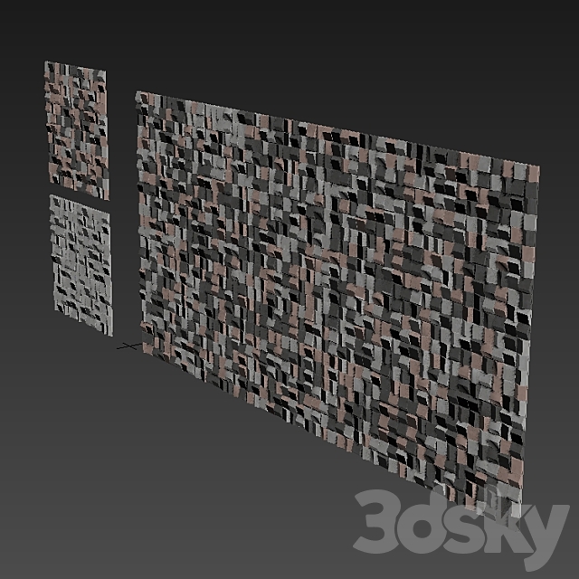 Tile Mutina bathroom n1 3dmodel