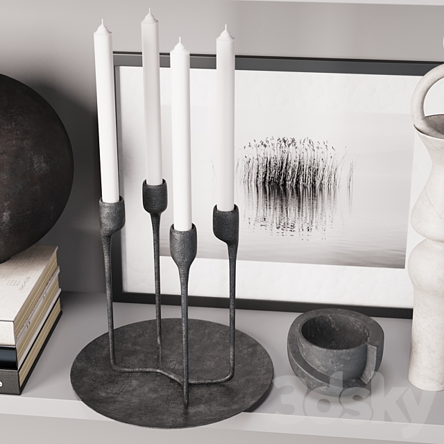 Decorative set 5 3d
