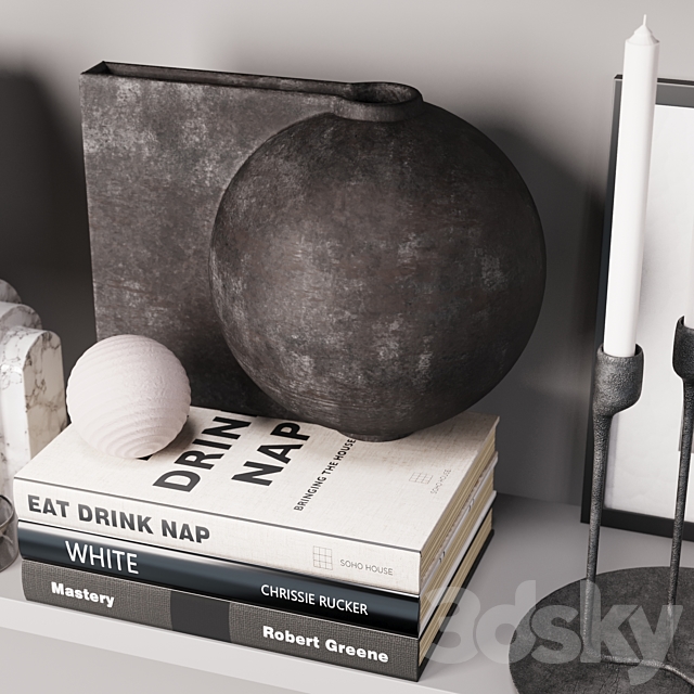 Decorative set 5 3dsky