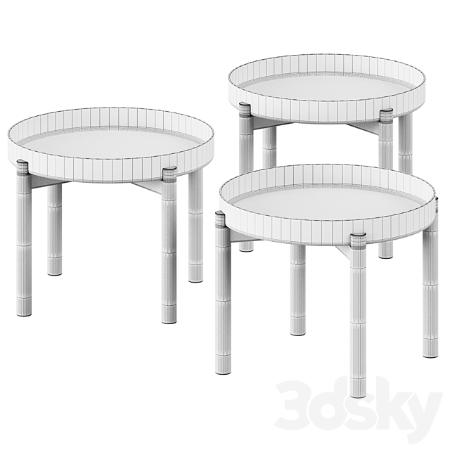 Ypperlig Coffee Table by Ikea 3DSMax File - thumbnail 2