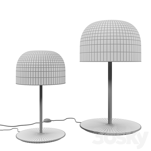 Equatore Table Lamp by FontanaArte 3dsky