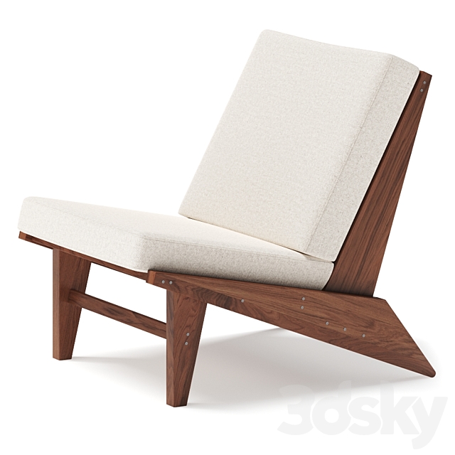 Ishinomaki Laboratory 105 ° Lounge Chair 3DSMax File - thumbnail 1