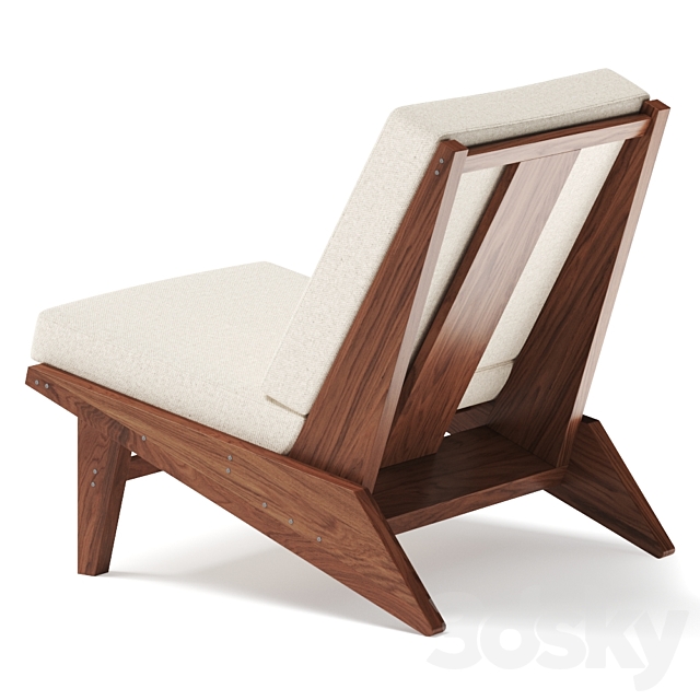 Ishinomaki Laboratory 105 ° Lounge Chair 3DSMax File - thumbnail 2