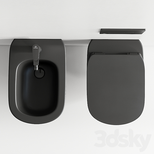 Ideal Standard Tesi Wall-Hang WC art. T3546V3 art. T3552V3 3dsky