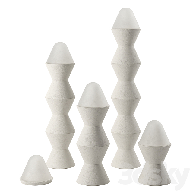 Cone x floor lamp by Emmanuelle Simone 3d