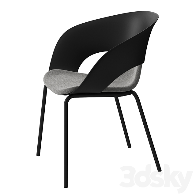 Skandiform chair DELI KS-160 3DSMax File - thumbnail 3