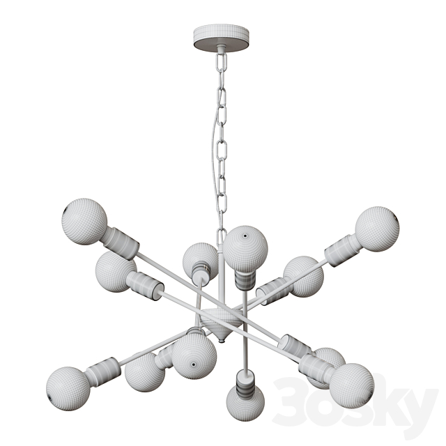 Chandelier VITALUCE Fireworks 12xE27 max. 60W # 80339572 3d