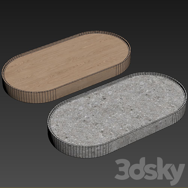 Thoronet coffee table by Collector 3DSMax File - thumbnail 2
