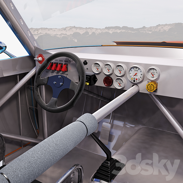 Chevrolet camaro gulf racing 1968 3dskyfree