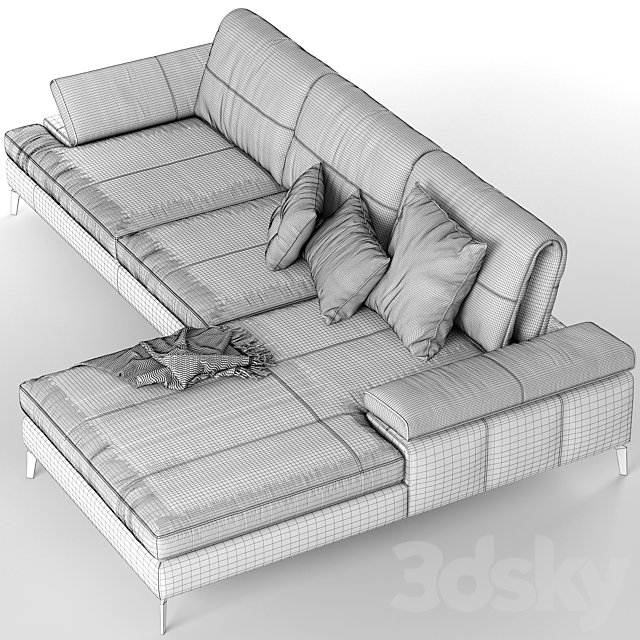 Landa sofa – Calligaris 3DSMax File - thumbnail 5
