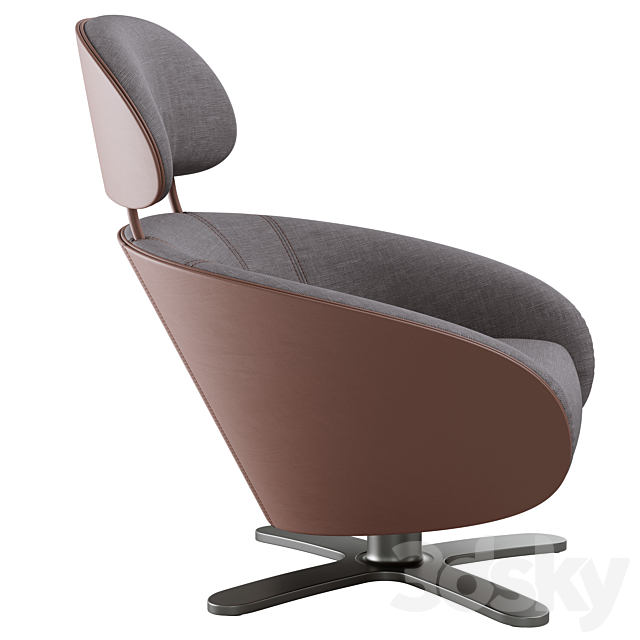 Armchair EgoItaliano Coconut Chair 3DSMax File - thumbnail 4