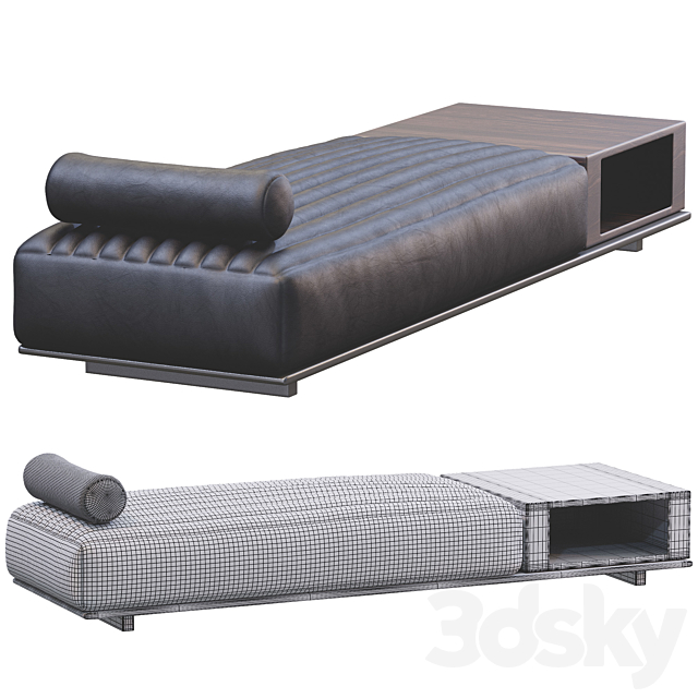 Chaise lounge roger by minotti 3DSMax File - thumbnail 3