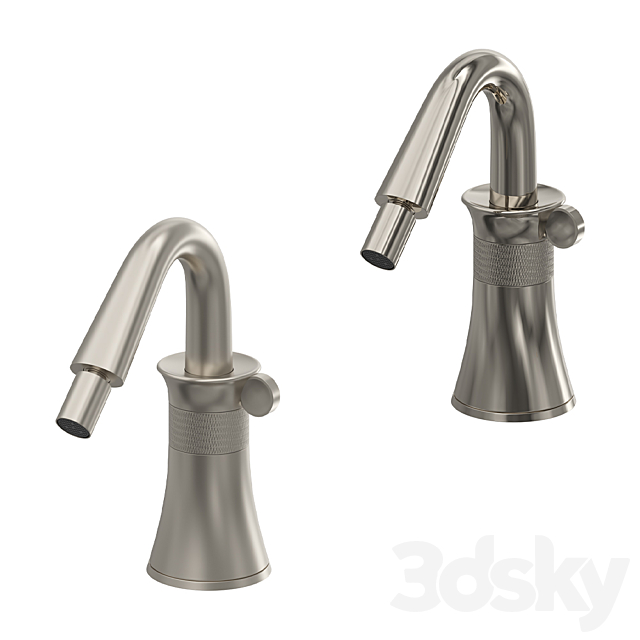 Single-hole bidet mixer Stella 130 3d