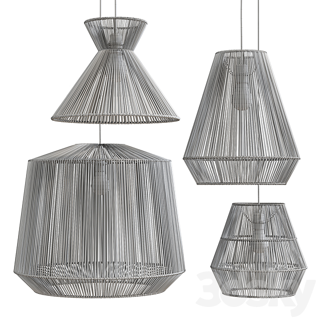 Hemp lamp Yaku LA REDOUTE 3dsky