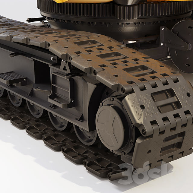 Crawler crane DEK-361 3dsky