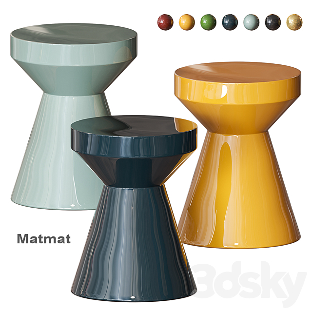 Matmat Ceramic sofa table La redoute 3DSMax File - thumbnail 1