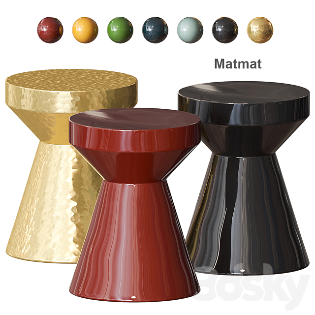 Matmat Ceramic sofa table La redoute 3DSMax File - thumbnail 2