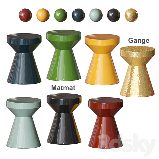 Matmat Ceramic sofa table La redoute 3DSMax File - thumbnail 3