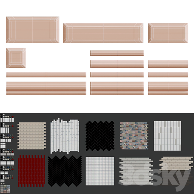 Equipe Metro tile 3d Download