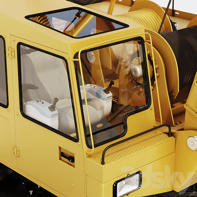 Crawler crane DEK-361 3d Download