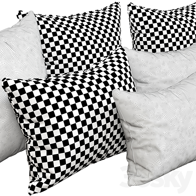 Decorative pillows 104 3DSMax File - thumbnail 3