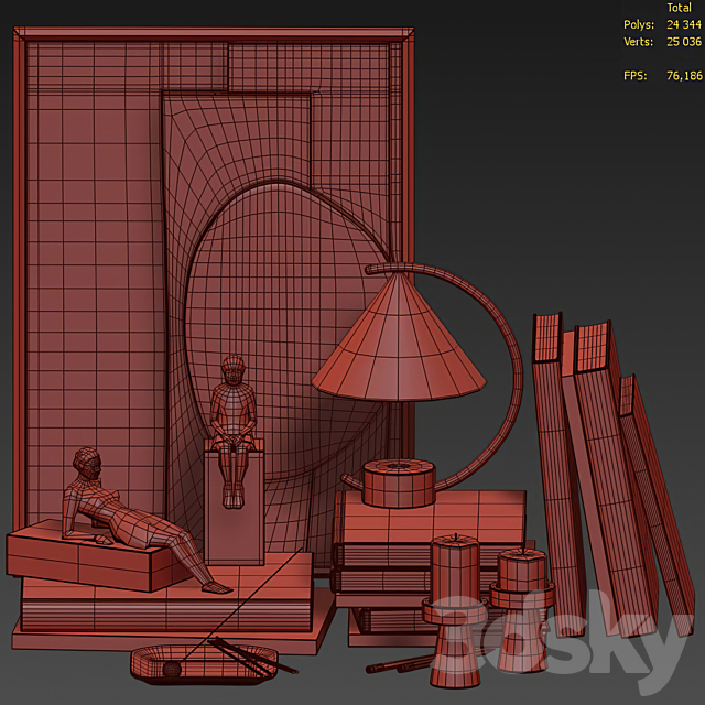 Decorative Set 47 3dmodel