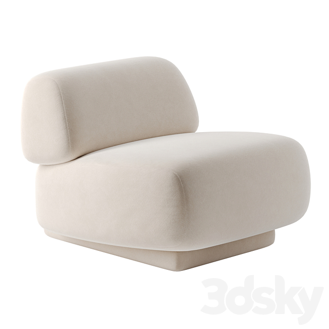 Gogan armchair by Moroso 3DSMax File - thumbnail 1