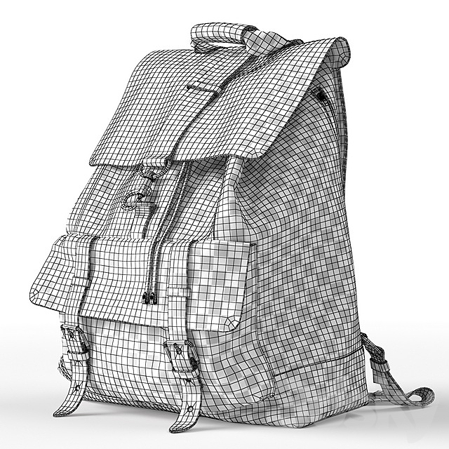 Backpack Coach 3DSMax File - thumbnail 4