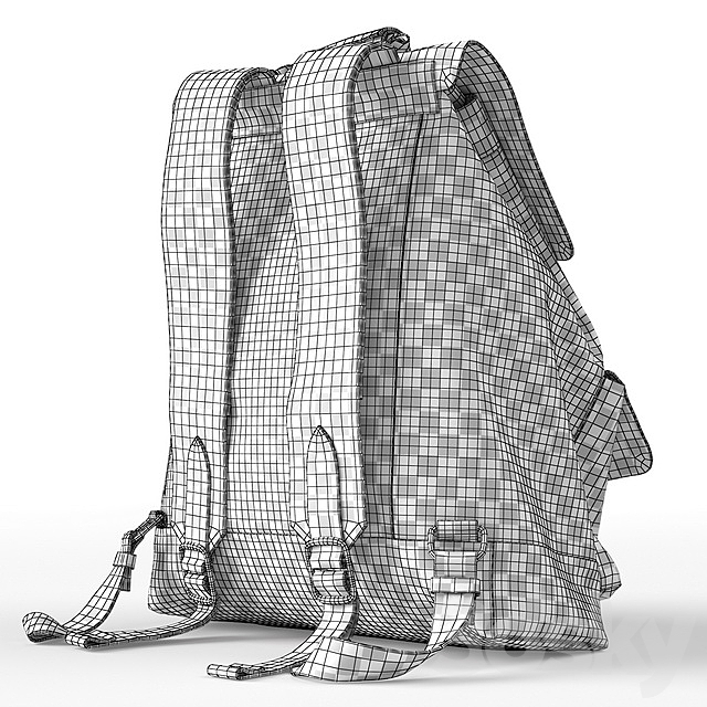 Backpack Coach 3DSMax File - thumbnail 7
