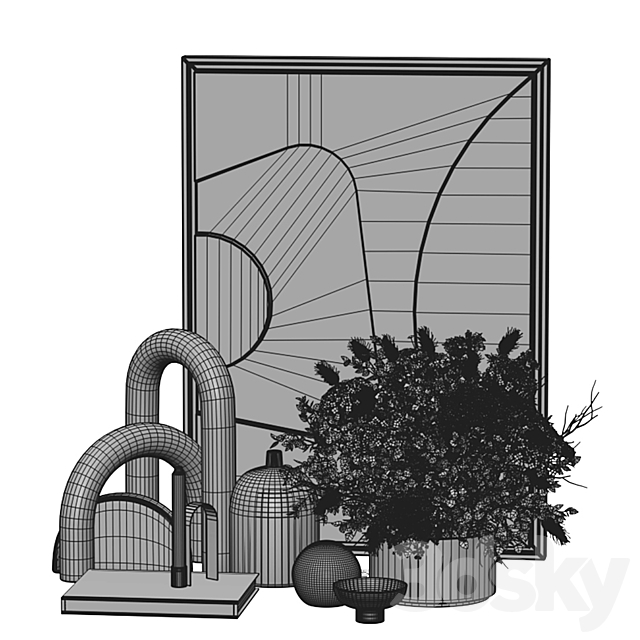 Decor set 4 3dskyfree