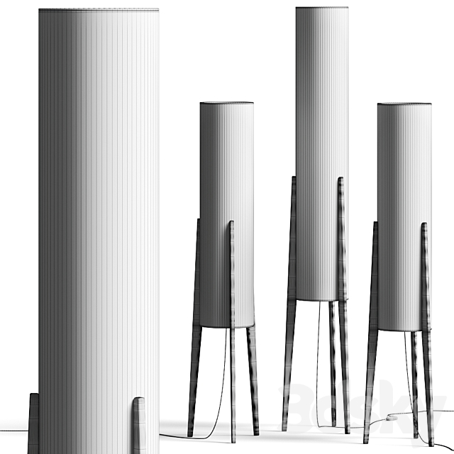 Rocket Floor Lamps 3d