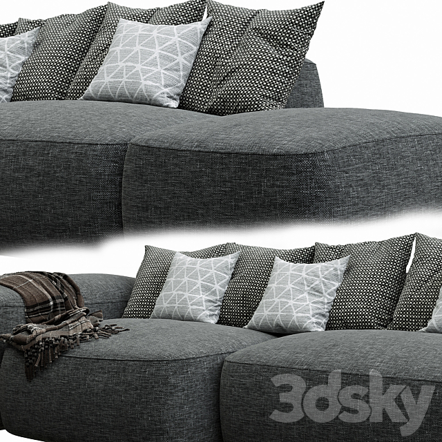 Plus Sofa by Lapalma 3DSMax File - thumbnail 2