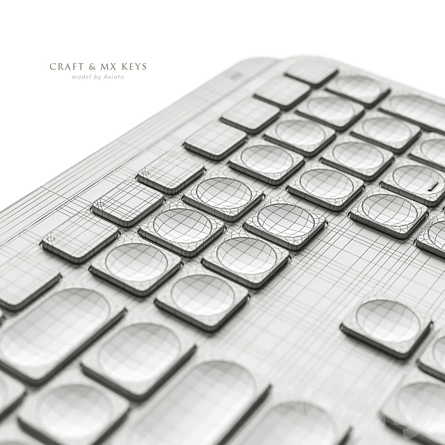 Logitech Craft & MX Keys 3dmodel