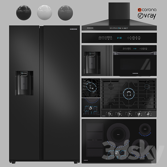 Appliance Collection SAMSUNG 3DSMax File - thumbnail 1