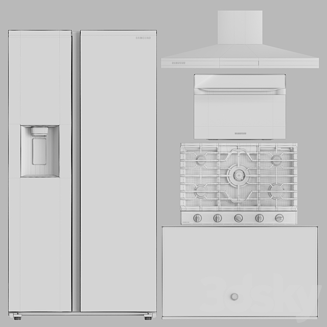 Appliance Collection SAMSUNG 3DSMax File - thumbnail 4