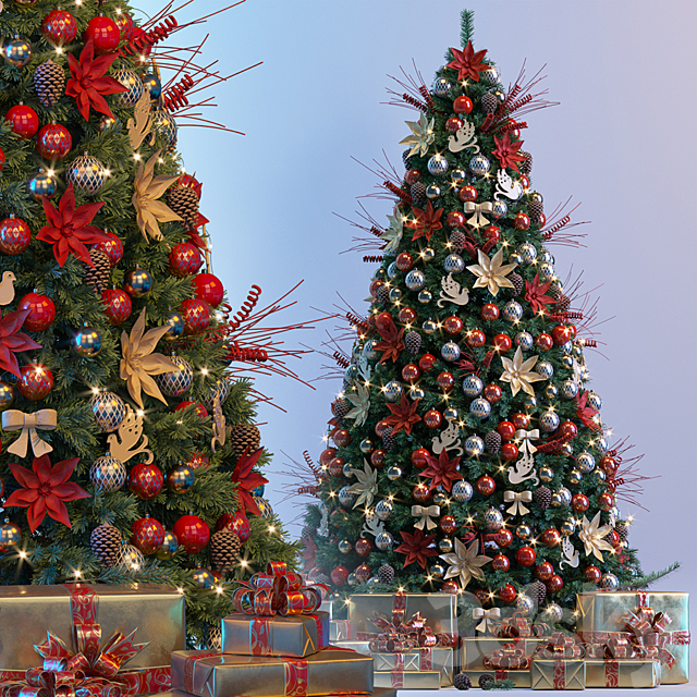 Christmas tree corona 3dsky