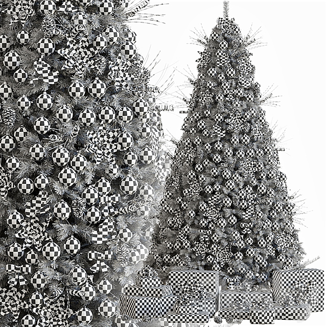 Christmas tree corona 3dmodel