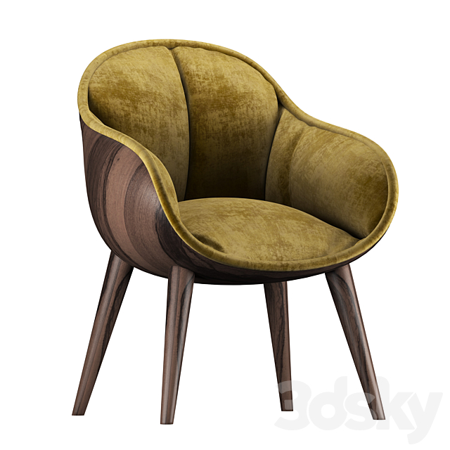 Lounge chair 3DSMax File - thumbnail 1