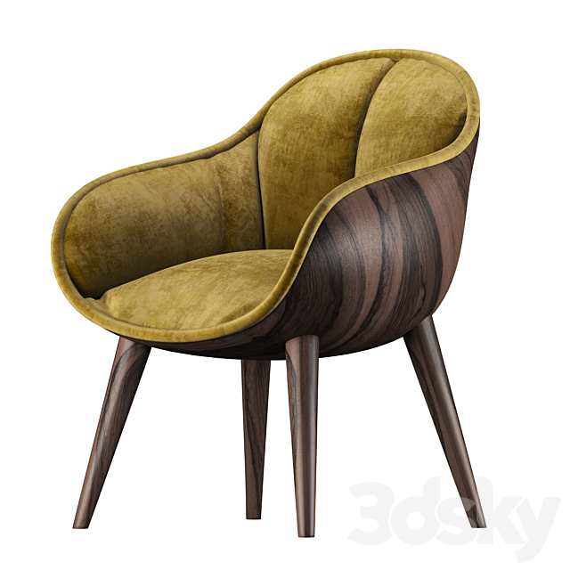 Lounge chair 3DSMax File - thumbnail 2