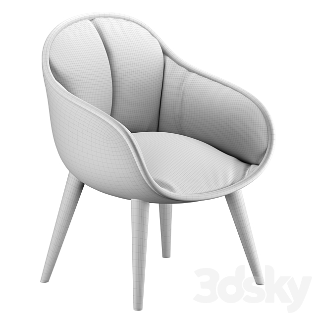 Lounge chair 3DSMax File - thumbnail 5