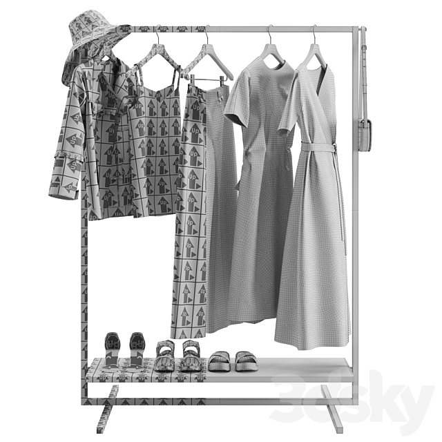 Clothes Set 04 3dskyfree