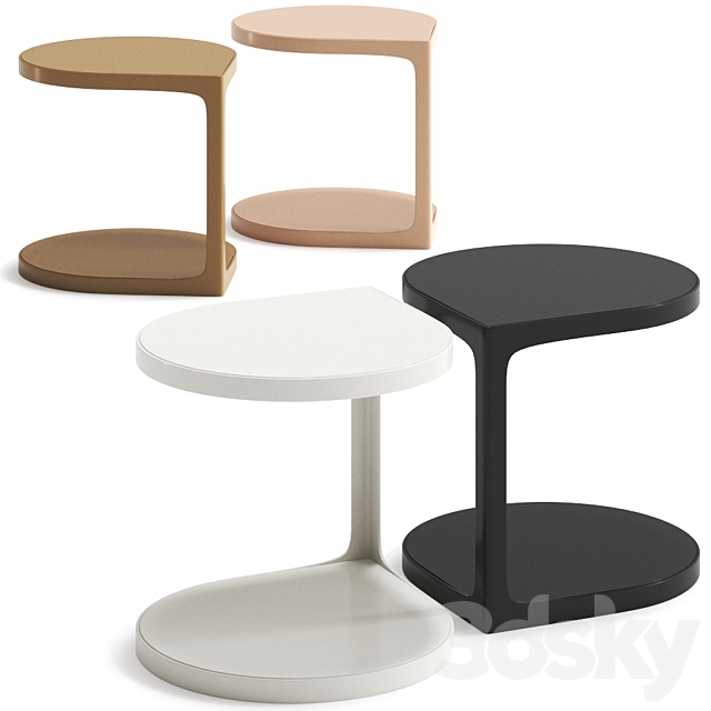 Coot by Tacchini Side Table 3DSMax File - thumbnail 1