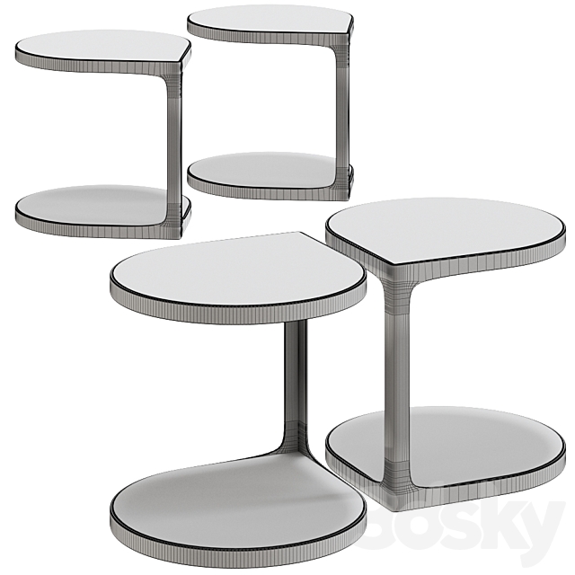 Coot by Tacchini Side Table 3DSMax File - thumbnail 2
