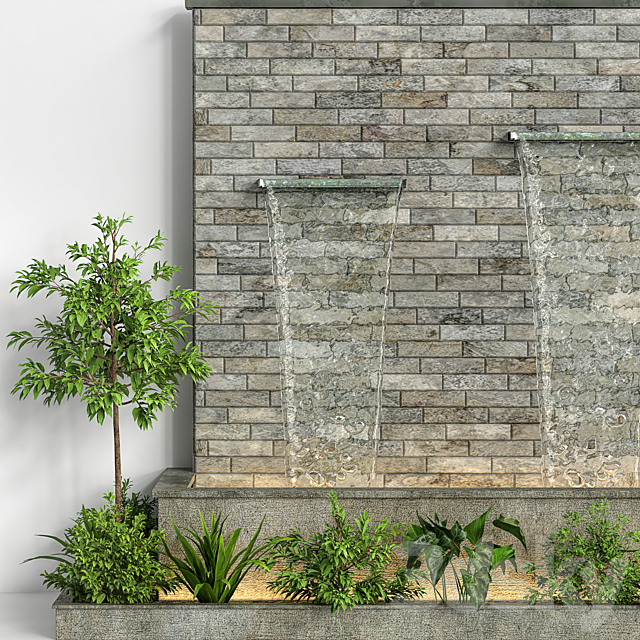 Exterior fountain 22 3dsky