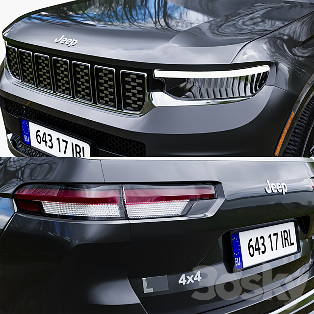 Jeep Grand Cherokee L 2021 3dskyfree