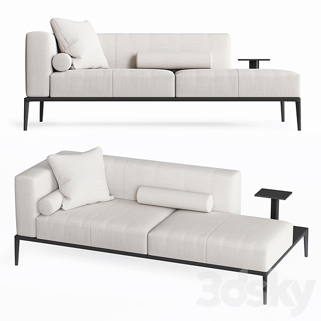 Jaan Living sofa by Walter Knoll 3DSMax File - thumbnail 1
