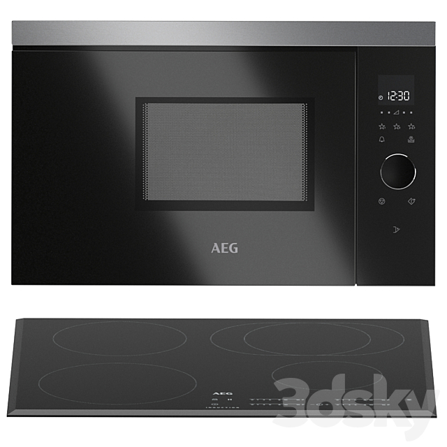 AEG kitchen appliances set 2 3DSMax File - thumbnail 3
