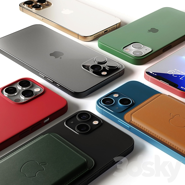 Apple iPhone 13 3d